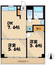 リビエール高幡の物件間取画像